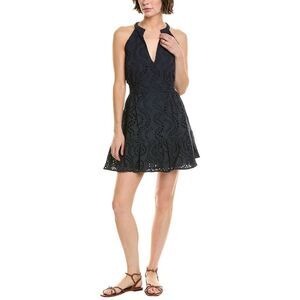 NWT Central Park West Black Midi Dress